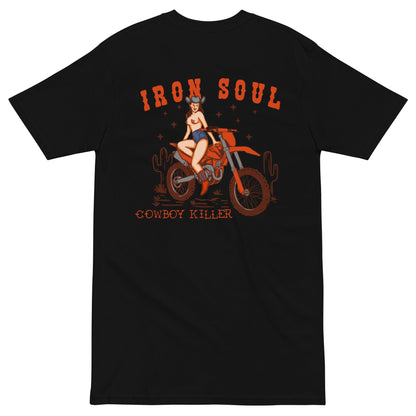 Cowboy Killer Pin Up Girl Embroidered Shirt